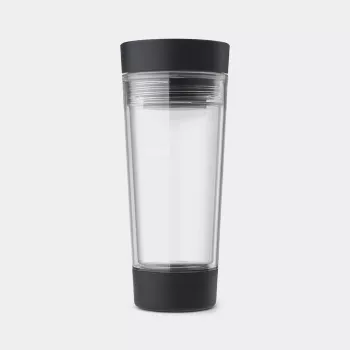 BRABANTIA Make & Take rese-termosmugg för te, 0,36 L, mörkgrå