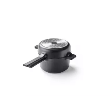 Brabantia allt-i-ett-kastrull- och stekpannaset, svart
