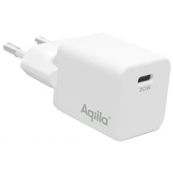 Aqiila Chargebird W1 20W USB-C väggladdare vit AQWCW1PBI20W898