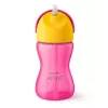 Philips Avent sugrörsmugg med flexibelt sugrör, 300 ml, 12m+, rosa