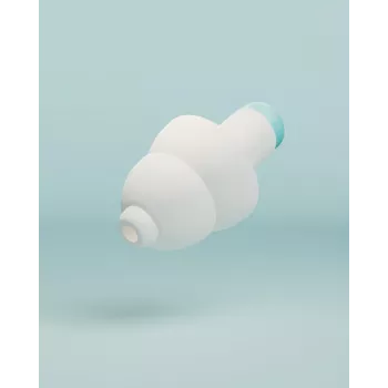 Alpine Pluggies Kids öronproppar 26 dB SNR återanvändbara transparenta 2863099