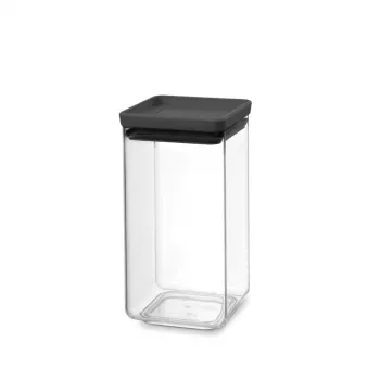 Brabantia Make & Take rektangulär matlåda 1,6 L mörkgrå