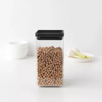 Brabantia Make & Take rektangulär matlåda 1,6 L mörkgrå