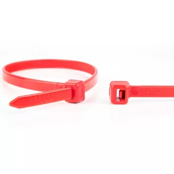 WKK röda nylonbuntband 300 x 3,6 mm, 100-pack 110194271