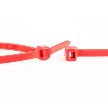 WKK röda nylonbuntband 300 x 3,6 mm, 100-pack 110194271