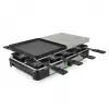 Tristar RA-2747 raclette med non-stickbeläggning, kontrollampa, grillfunktion, svart, sten