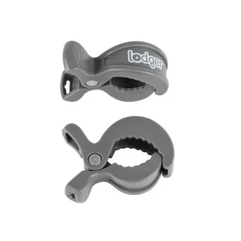 Lodger Clip Swaddler klämmor för bomullsfilt (2 st.), Carbon