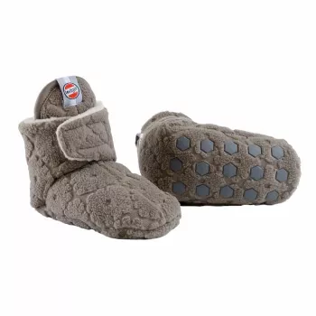 Lodger Slipper Folklore fleece babytossor, Buffalo Plaid, 12-18 månader