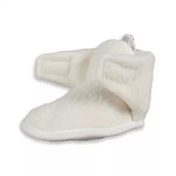 Lodger Slipper Teddy babyskor Cloud Dancer 6-12m