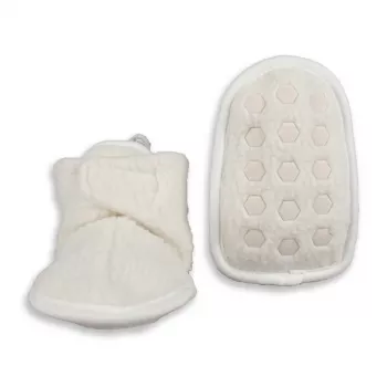 Lodger Slipper Teddy babyskor Cloud Dancer 6-12m