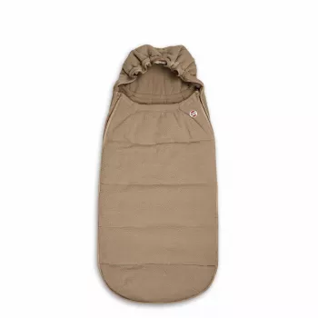 Lodger Mini BunkerTeddy året-runt-bilbarnstolsfotpåse, beige