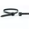 WKK UV-stabiliserade svarta plastbuntband 530 x 9 mm, 100-pack 110299071