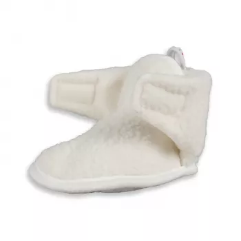 Lodger Slipper Teddy babyskor, Cloud Dancer, 12-18 månader