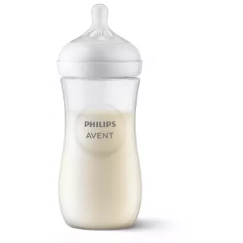 Philips Avent Natural Response babyflaska 330 ml, snabbflödesnapp, 3m+