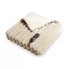 Duux Yentl elektrisk filt randig kanin konstpäls beige 200x200 cm (DXOB01)