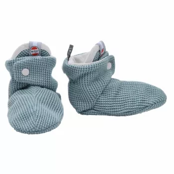 Lodger Slipper Ciumbelle bomullsbabyskor, 3-6 månader, Ocean