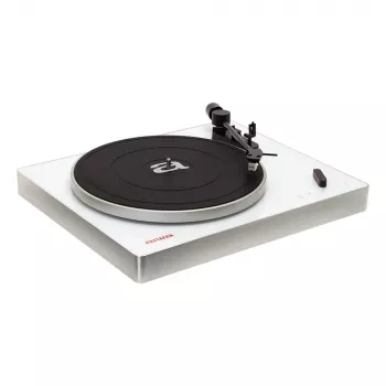 AIWA APX-680BT/WT remdriven skivspelare med Bluetooth, USB-inspelning och PC-anslutning – svart