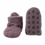 Lodger Slipper Folklore fleecebabyskor, Mauve, 12-18 månader