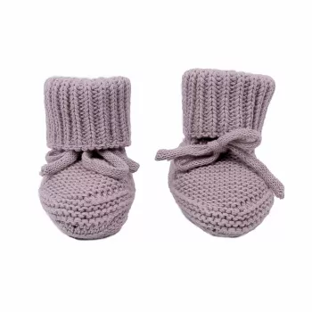 Lodger Slipper Knit babyskor, Rosé, 0-6 månader