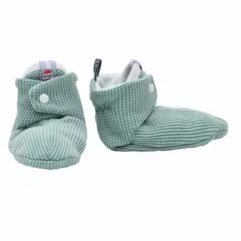 Lodger Slipper Ciumbelle bomullsinnetofflor, 3-6 månader, slamgrön