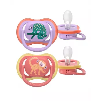 Philips AVENT Ultra Air Deco napp, 18M+, flickor, 2-pack