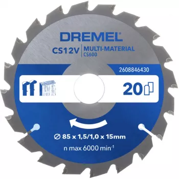 Dremel multi-material cirkelsågblad 85mm CS600 (2608846430)
