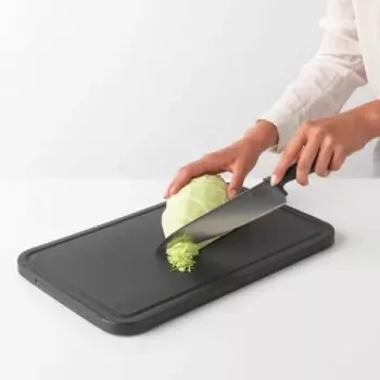 Brabantia Profile Line kockkniv XXL 20 cm, mörkgrå