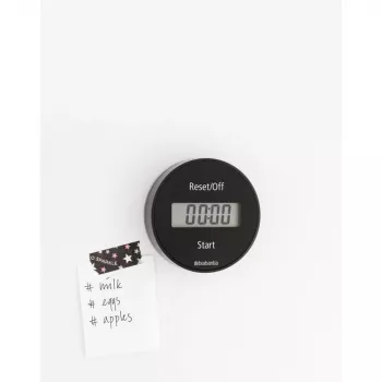 Brabantia kökstimer med magnet, mörkgrå