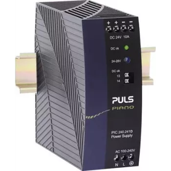 PULS Piano DIN-skenaggregat 24V 10A 240W PIC240.241D