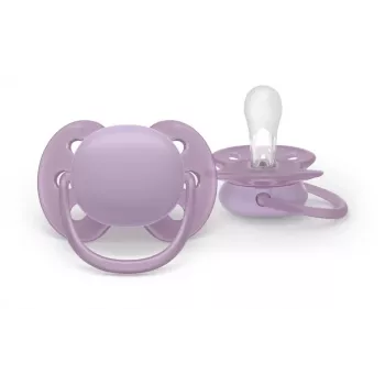 Philips Avent Ultra Soft napp 6–18 månader, neutral, 2-pack