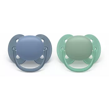 Philips Avent Ultra Soft napp 6–18 månader, 2-pack, pojke