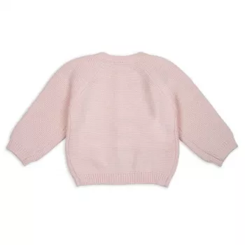 Lodger Topper stickad merino babyjacka, tan, storlek 68