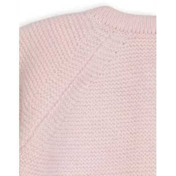 Lodger Topper stickad merino babyjacka, tan, storlek 68