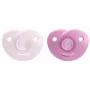 Philips Avent Soothie silikonnapp med silikonsköld, 0–6 månader, 2-pack