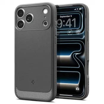 Spigen Rugged Armor Mag MagSafe-skal för iPhone 17 Pro / 18 Pro - grå