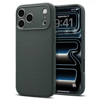 Spigen Liquid Air-skal för iPhone 17 Pro / 18 Pro - Abyss Green