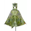 Souza! T-Rex dinosauriekostym cape med huva och mask, grön, 4-7 år