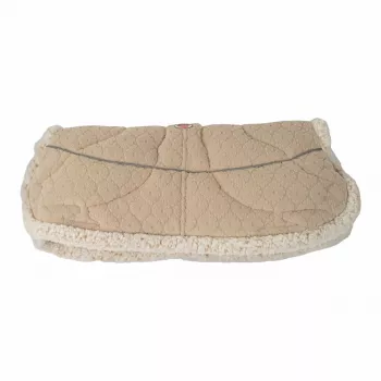 Lodger Warmer Folklore fleecevantar för barnvagn, beige