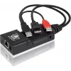 ADDER ALIF101T-DP DisplayPort KVM-förlängare transmitter över Cat5e/6/7 – 2560x1600, USB 2.0, ljud, svart aluminium