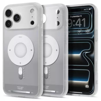 Spigen Ultra Hybrid MagSafe-skal för iPhone 17 Pro Max / 18 Pro Max – Classic Silver