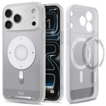 Spigen Ultra Hybrid MagSafe-skal för iPhone 17 Pro Max / 18 Pro Max – Classic Silver