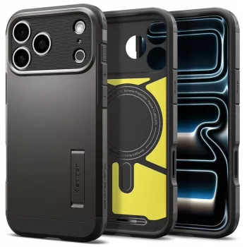 Spigen Tough Armor T MAG MagSafe-skal för iPhone 18 Pro Max / 17 Pro Max – gunmetal