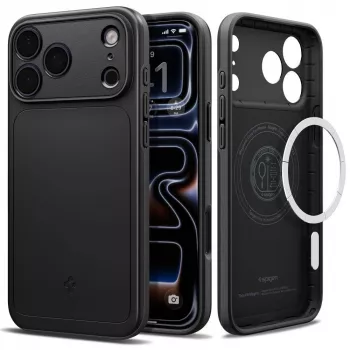 Spigen Thin Fit MagSafe-skal för iPhone 18 Pro / 17 Pro – svart