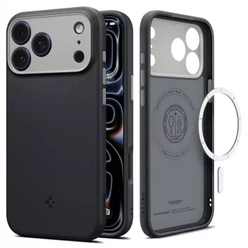 Spigen Nano Pop Mag MagSafe-skal för iPhone 18 Pro / 17 Pro – Black Sesame