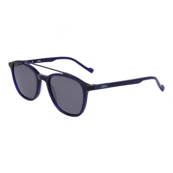 ZEISS herr ZS22518S-415 rektangulära solglasögon, svart/grå, 52-20-145