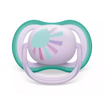 Philips Avent Ultra Air Deco napp 0-6 månader, flickor, 1-pack