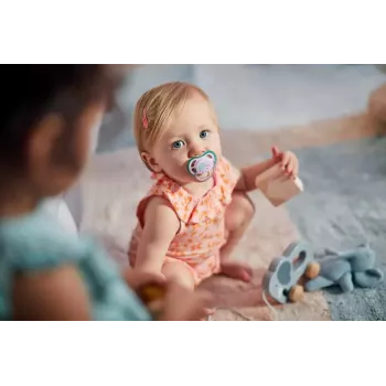 Philips Avent Ultra Air Deco napp 0-6 månader, flickor, 1-pack