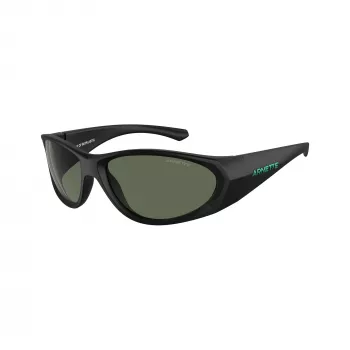 Arnette AN4342 rektangulära solglasögon, mattsvart/grå, 62-17-125 mm AN4342-275871