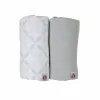 Lodger Swadler Solid Matcha bomullslinda, peppermint/blue fogg, 110x110 cm, 2-pack