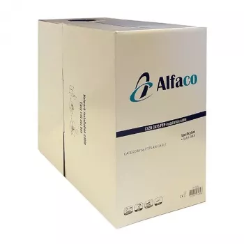 DSIT Alfaco Cat5e F/UTP Solid Core nätverkskabel 305m rulle grå LSZH Eca